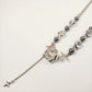 Moonstone Tassel Collar Necklace (CON 4011)