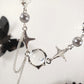 Moonstone Tassel Collar Necklace (CON 4011)