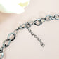 Crystal Grey Matinee Necklace (MAN 8008)