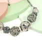 Hollow Gemstone Ball Princess Necklace (PRN 3014)