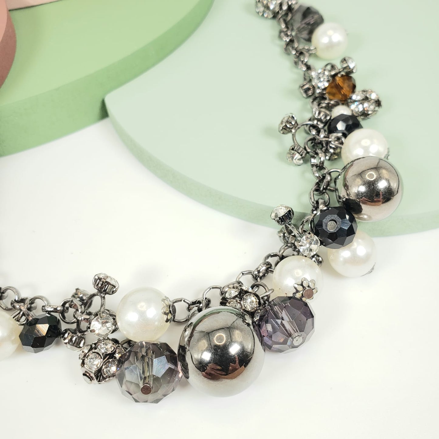 Luxury Black Matinee Necklace (MAN 8005)