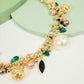 Luxury Gold Matinee Necklace (MAN 8009)