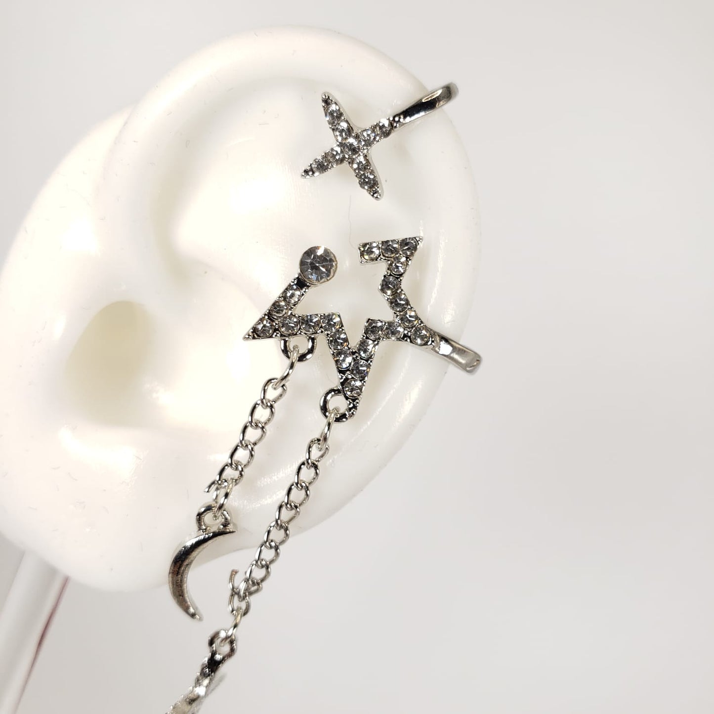 Moon And Star Ear Cuff (EEC 1009)