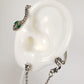 Bling Bling Snack Ear Cuff & Stud Earring (EEC 1014)
