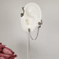 Bling Bling Snack Ear Cuff & Stud Earring (EEC 1014)